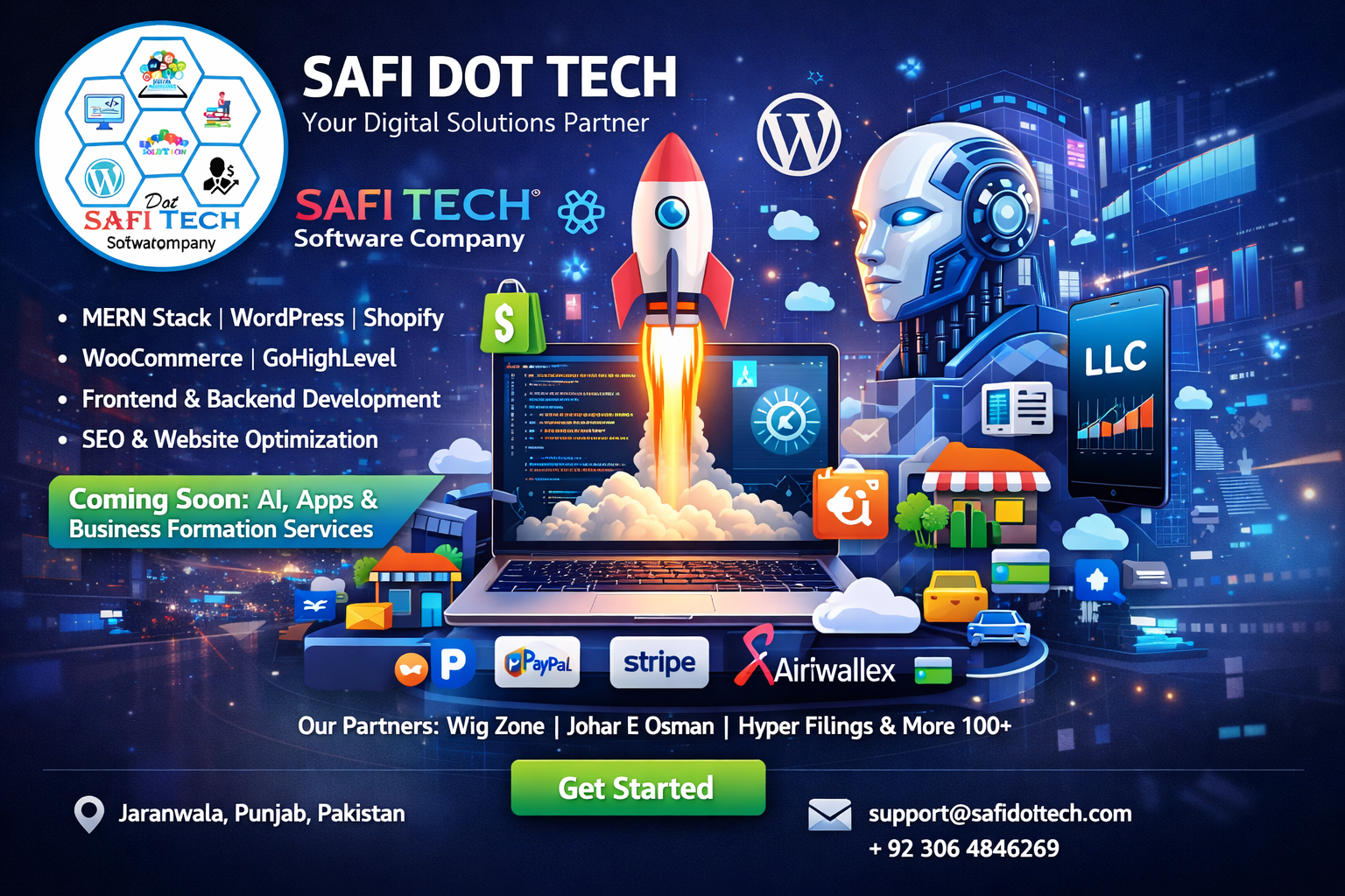 Safi Dot Tech hero image